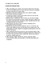 Preview for 4 page of Wahl ULTIMA PLUS Instructions Manual