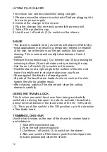 Preview for 12 page of Wahl ULTIMA PLUS Instructions Manual