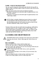 Preview for 13 page of Wahl ULTIMA PLUS Instructions Manual