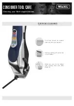 Preview for 1 page of Wahl V7000 SALON Series Consumer Tool Care