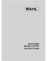 Wahl Z100 Instructions Manual preview