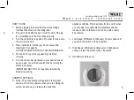 Preview for 5 page of Wahl ZX805 Instruction Booklet