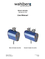 Wahlberg Winch 10 Cable User Manual preview