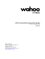 Wahoo Fitness WF116 Hardware Integration Manual preview