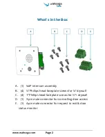 Предварительный просмотр 2 страницы Wahsega Labs WL-IC-FLMT-SIP-I-W Installer'S Manual