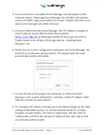 Preview for 10 page of Wahsega Carina Event Manager Lite User Manual