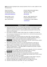 Preview for 8 page of Wahuda 50110CC-WHD User Manual