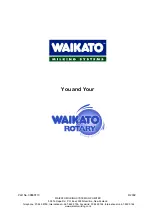 Preview for 1 page of Waikato Rotary Loopline Manual