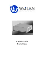 WaiLan DeltaFire 500 User Manual preview