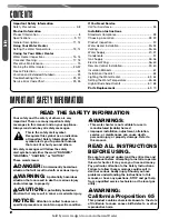 Preview for 2 page of Waiwela Paloma PHH-25RDVN Use And Care Manual