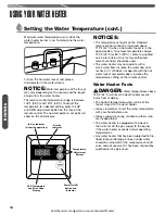 Preview for 14 page of Waiwela Paloma PHH-25RDVN Use And Care Manual