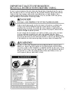 Preview for 3 page of Waiwela PH-28C DVSN Installation And Operating Instruction Manual