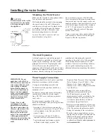 Предварительный просмотр 11 страницы Waiwela PH2-20R OFN (Natural Gas) Use & Care Manual