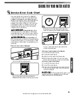 Preview for 25 page of Waiwela Rheem EcoSense RTGH-95DVN Use And Care Manual