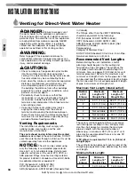 Preview for 34 page of Waiwela Rheem EcoSense RTGH-95DVN Use And Care Manual