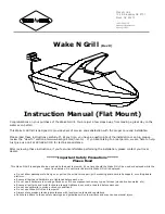 Wake N Grill Wake N Grill Flat Mount Instruction Manual preview