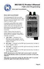 Preview for 8 page of Wakespeed Offshore WS100/12 Product Manual