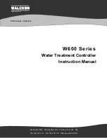 Walchem W600 Series Instruction Manual предпросмотр