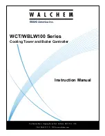 Walchem WBLW100 Series Instruction Manual preview