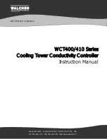 Предварительный просмотр 1 страницы Walchem WCT400 Series Instruction Manual