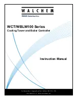 Walchem WTCW100 Series Instruction Manual preview