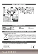 Предварительный просмотр 16 страницы Waldbeck 10027125 Manual