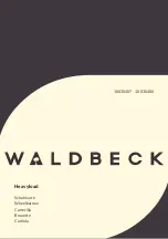 Preview for 1 page of Waldbeck 10030487 Quick Start Manual