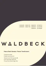 Preview for 1 page of Waldbeck 10030590 Manual