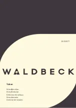 Предварительный просмотр 1 страницы Waldbeck 10033577 Instruction Manual