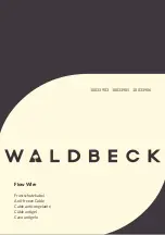 Предварительный просмотр 1 страницы Waldbeck Flow Wire Manual