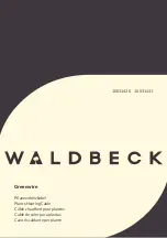 Preview for 1 page of Waldbeck Greenwire Manual