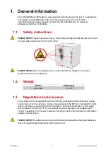 Preview for 4 page of WALDIS BASIC 480 Installation And Maintenance Instructions Manual