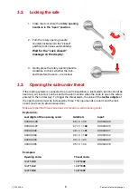 Preview for 9 page of WALDIS PAXOS ADVANCE DUAL LOCK Operating Instructions Manual