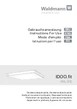 Waldmann IDOO.fit Instructions For Use Manual preview