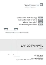 Preview for 1 page of Waldmann LAVIGO TWIN VTL DPS Instructions For Use Manual