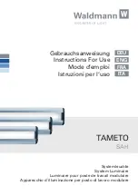 Preview for 1 page of Waldmann TAMETO Instructions For Use Manual