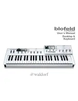 Waldorf Blofeld User Manual preview