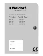 Waldorf BP8080E Installation And Operation Manual preview