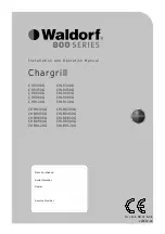 Waldorf CH8300G Installation And Operation Manual предпросмотр