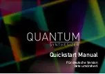 Waldorf QUANTUM Quick Start Manual предпросмотр