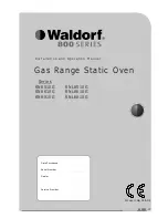 Preview for 1 page of Waldorf RN8510G Installation And Operation Manual