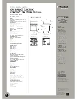 Предварительный просмотр 2 страницы Waldorf RN8513GEC Technical Data Sheet