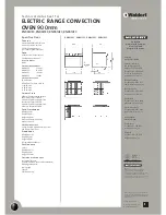 Предварительный просмотр 2 страницы Waldorf RN8613EC Technical Data Sheet