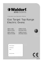 Preview for 1 page of Waldorf RNB8110GE Installation And Operation Manual