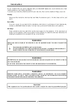 Preview for 4 page of Waldorf SN8200E Installation And Operation Manual