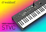 Waldorf STVC User Manual preview