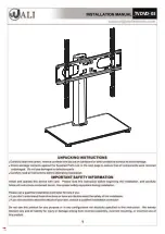 Wali TVDVD-03 Installation Manual preview