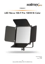 Preview for 29 page of Walimex Pro LED Niova 100-F Pro 100W Bi Color Manual