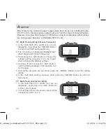 Preview for 38 page of Walimex Pro W1 TTL T-C Canon Instruction Manual