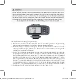 Preview for 15 page of Walimex Pro W1 TTL T-O Manual